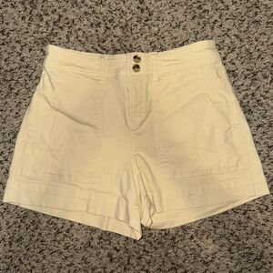 A New Day Yellow/Cream Khaki Shorts
